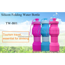 4 Capacities in 1 Silicone Foldable Water Bottle